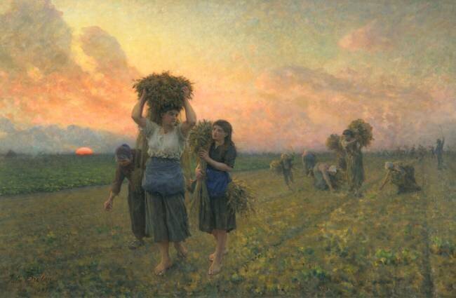 The Last Gleanings Jules Breton