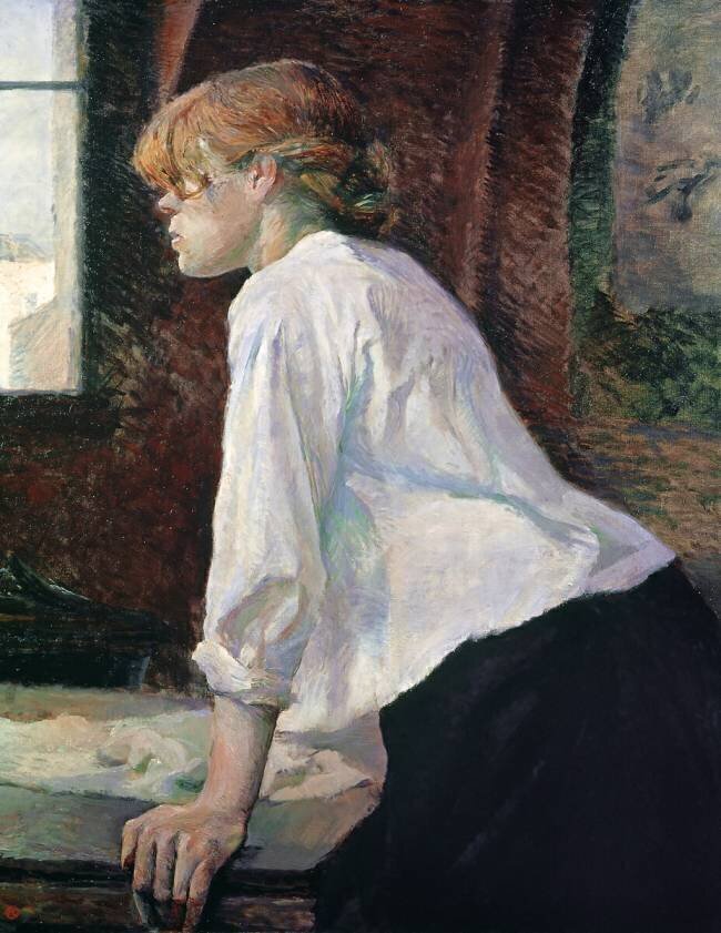 The Laundress Henri de Toulouse-Lautrec