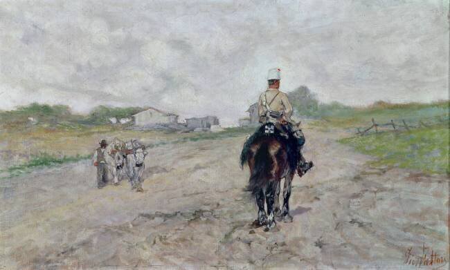 The Light Cavalryman Giovanni Fattori