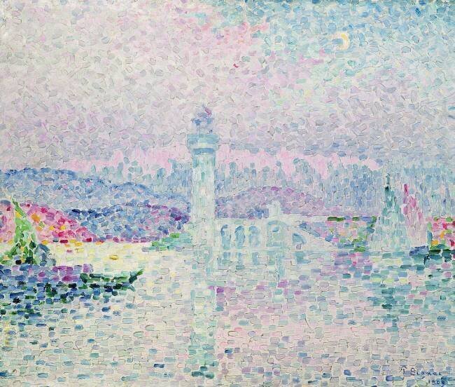 The Lighthouse at Antibes Paul Signac