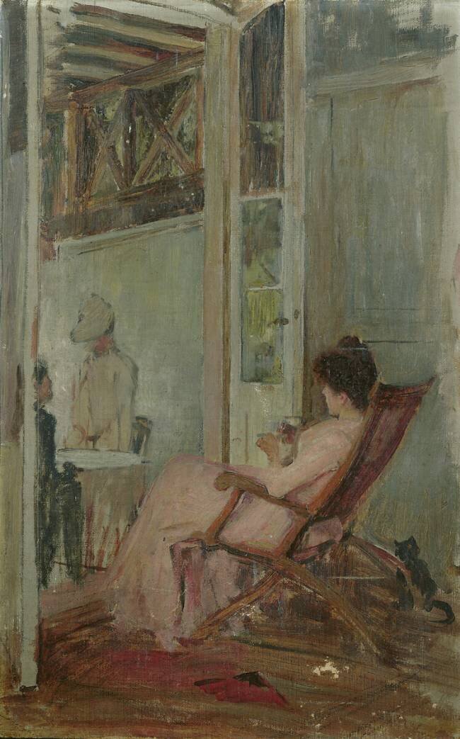 The Loggia John William Waterhouse