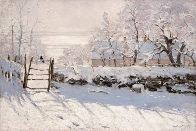 The magpie Claude Monet