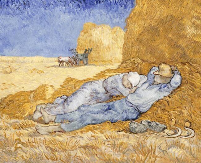 The midday nap (after Millet) Vincent van Gogh