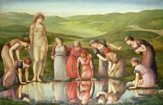 The Mirror of Venus Edward Burne-Jones
