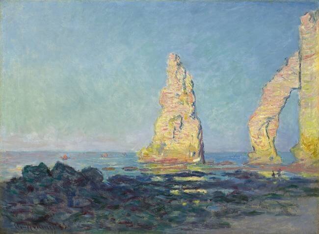 The Needle of Etretat Claude Monet