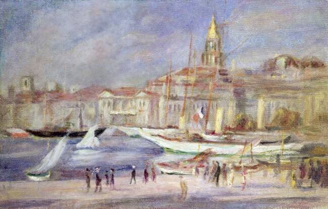 The Old Port of Marseilles Auguste Renoir