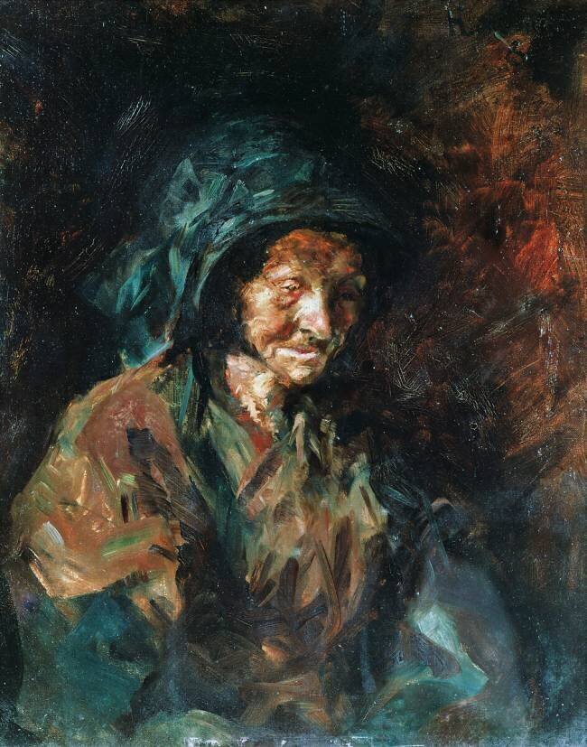 The Old Woman known as the 'crayfish' from the Le Bosc Region Henri de Toulouse-Lautrec