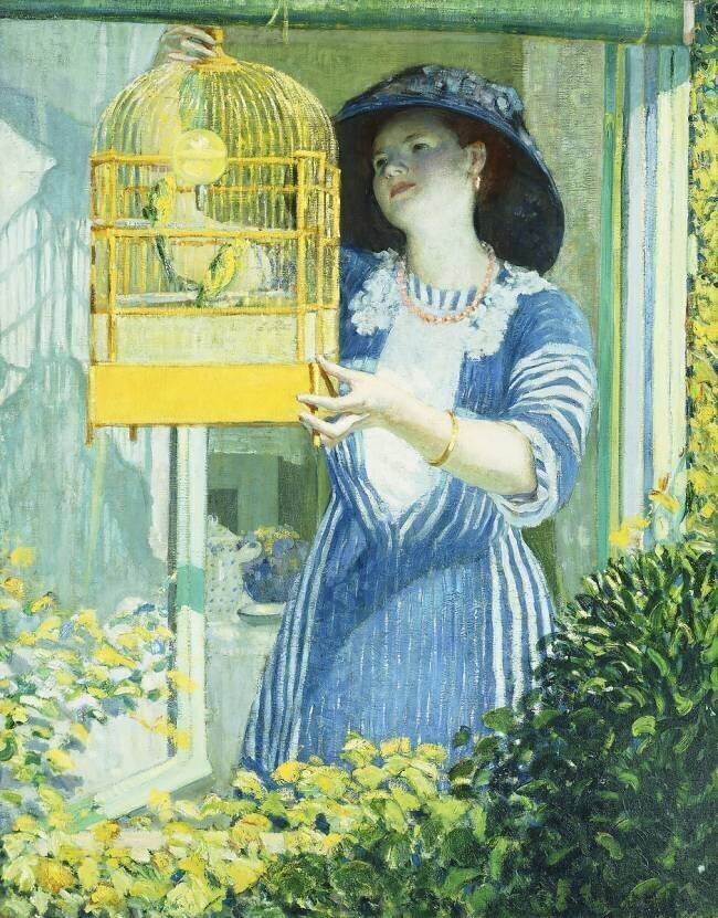 The Open Window Frederick Carl Frieseke