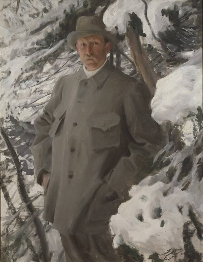 The painter Bruno Liljefors Anders Zorn