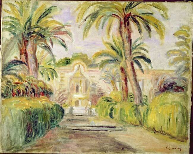 The Palm Trees Auguste Renoir