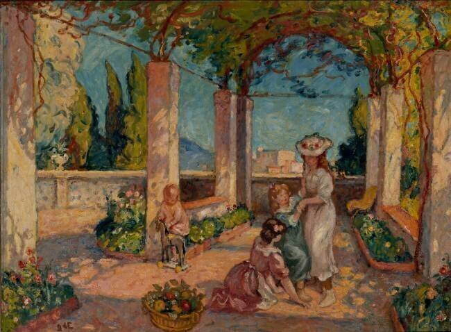 The pergola Georges D'Espagnat