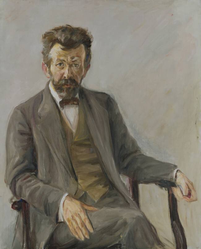 The Poet Richard Dehmel Max Liebermann