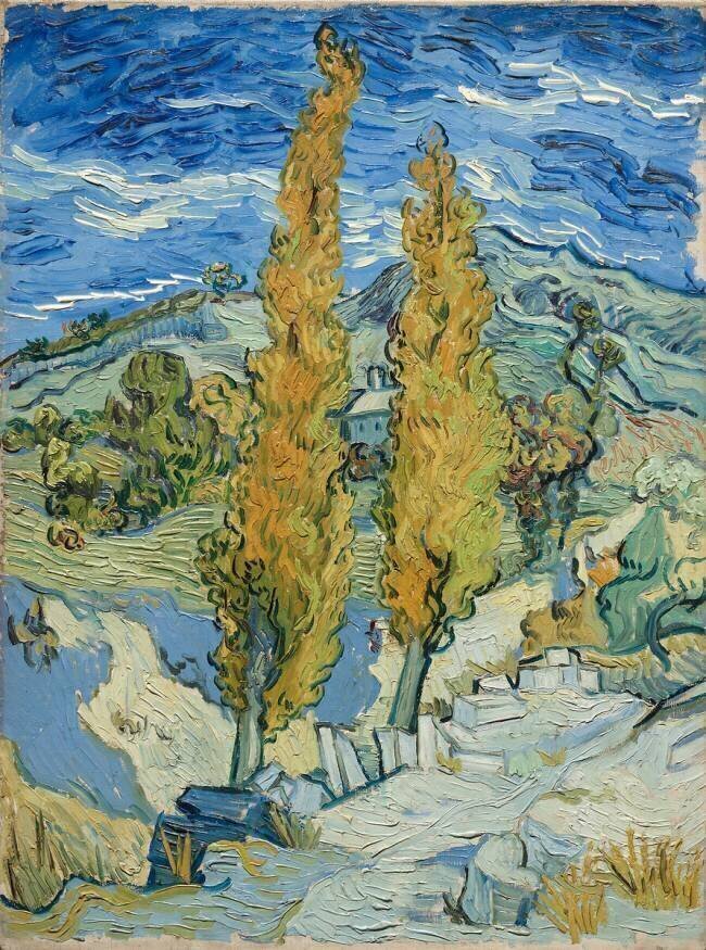 The Poplars at Saint-Rémy Vincent van Gogh