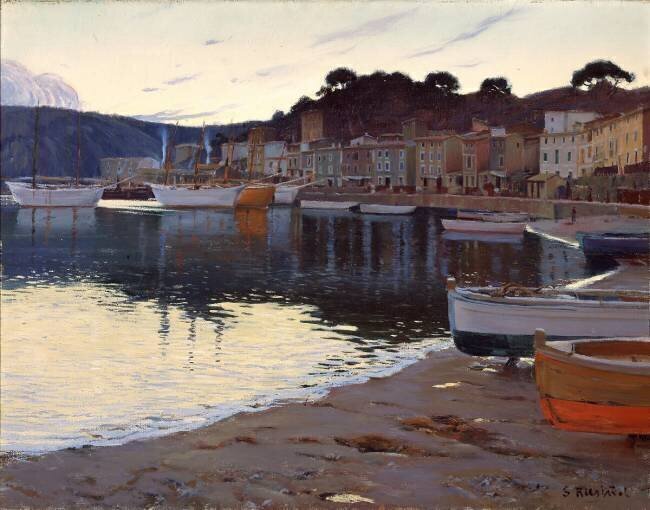 The Port of Sóller, III Santiago Rusiñol