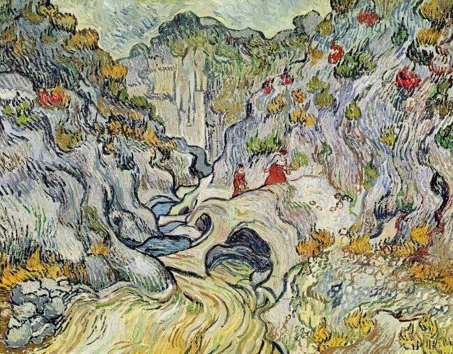 The ravine of the Peyroulets Vincent van Gogh