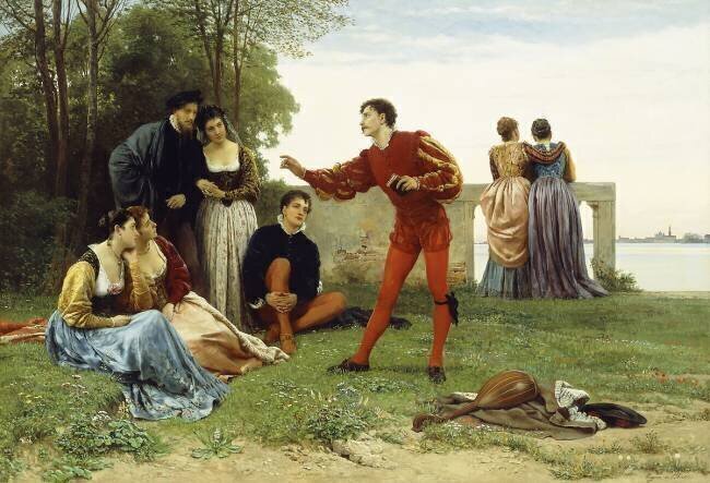 The Recital Eugene Von Blaas