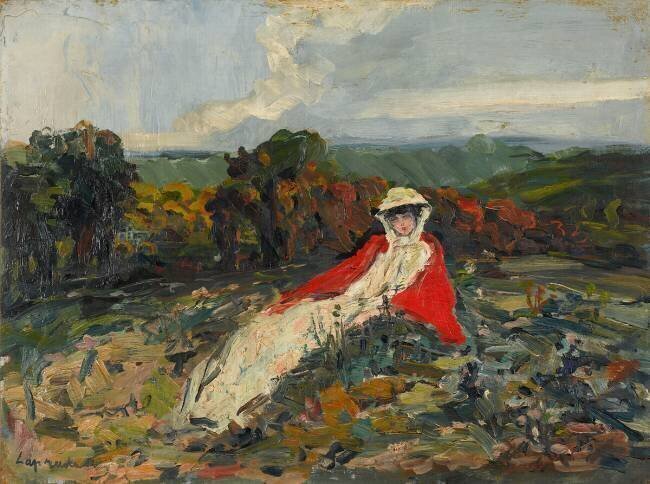 The red coat Pierre Laprade