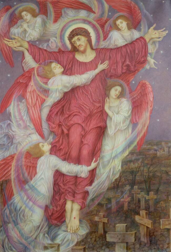 The Red Cross Evelyn de Morgan