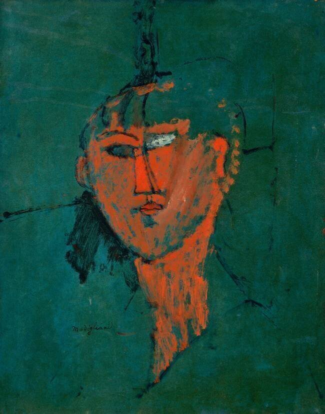 The Red Head Amedeo Modigliani