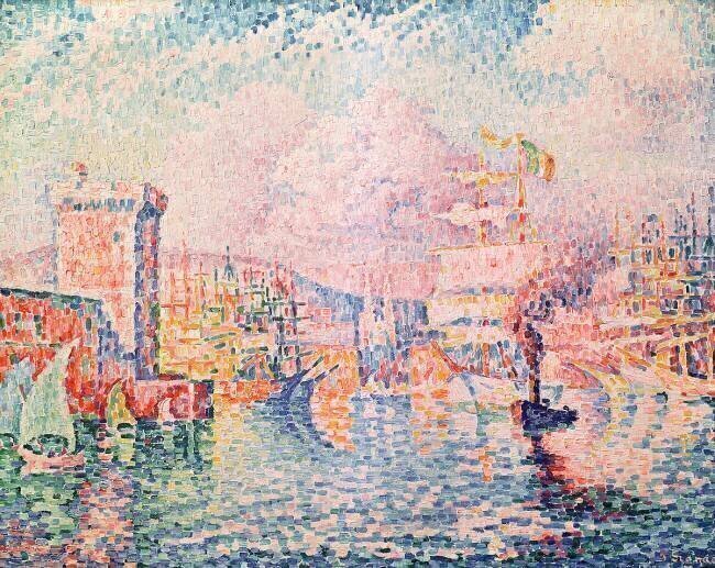 The Red Tower Paul Signac