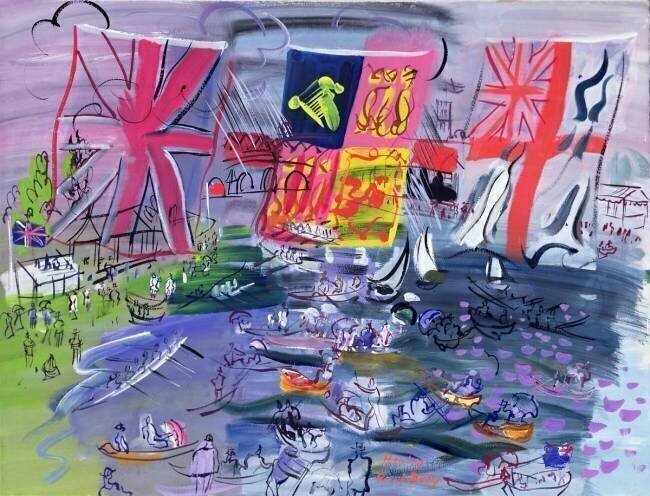 The Regatta at Henley Raoul Dufy