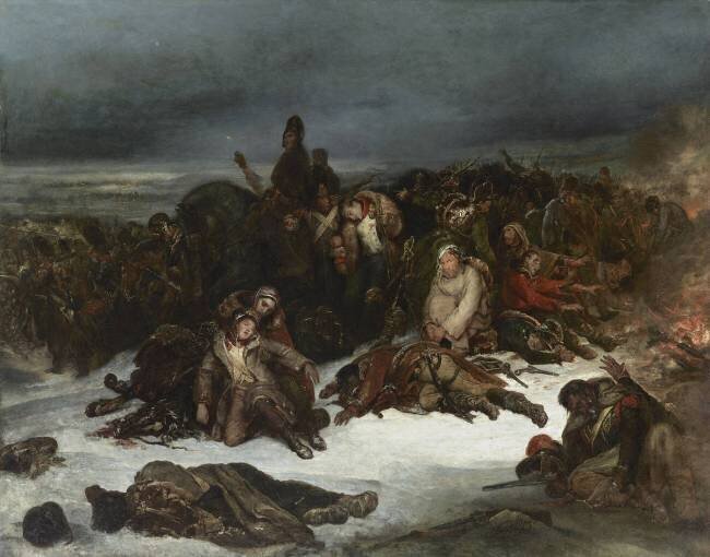 The Retreat of Napoleon's Army from Russia in 1812 Ary Scheffer