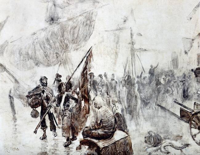 The Return of the Corsairs Maurice Henri Orange
