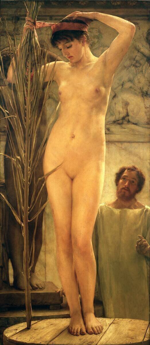The Sculptor's Model Lawrence Alma-Tadema