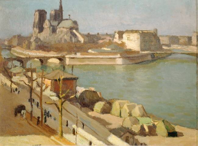 The Seine and the Apse of Notre Dame Albert Marquet
