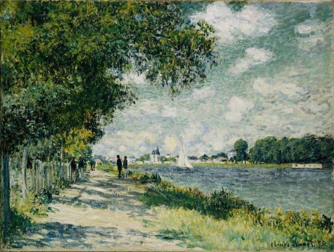 The Seine at Argenteuil Claude Monet