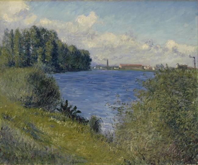 The Seine at Argenteuil Gustave Caillebotte