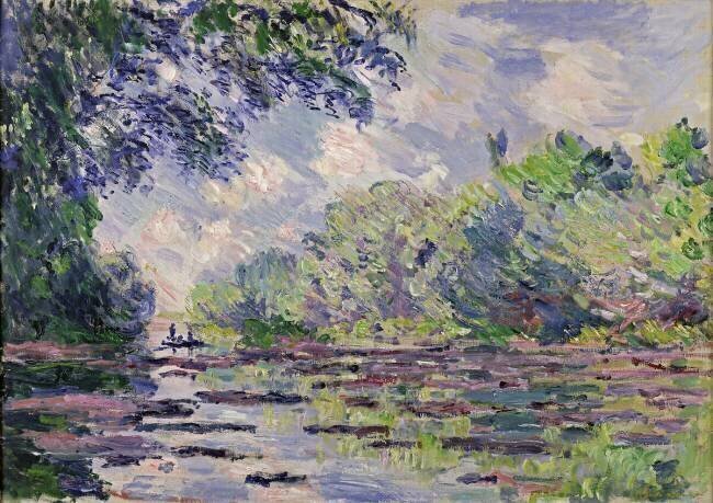 The Seine at Giverny Claude Monet
