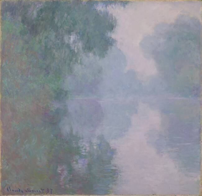 The Seine at Giverny Claude Monet