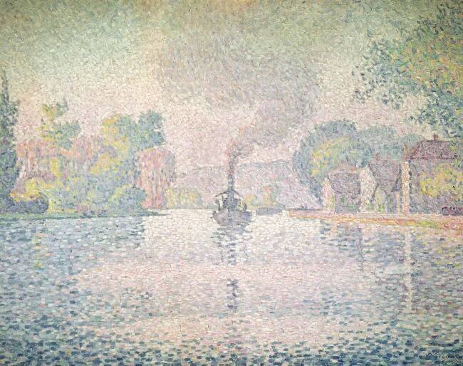 The Seine at Sannois Paul Signac