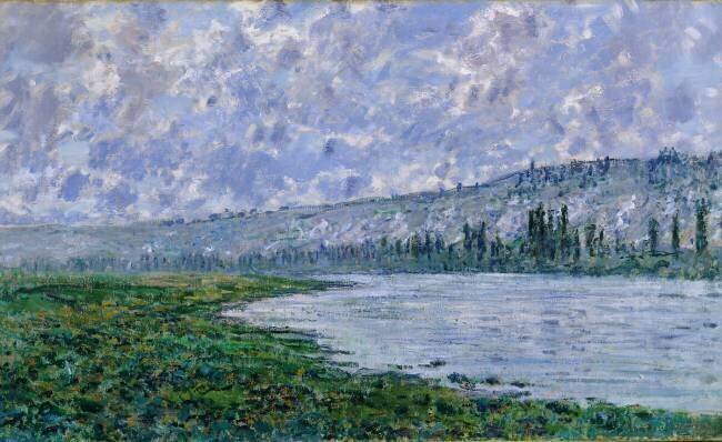 The Seine at Vétheuil Claude Monet