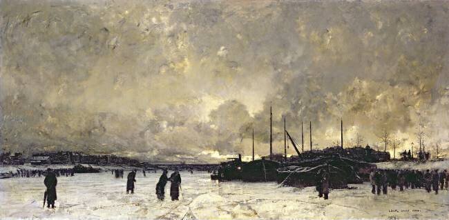 The Seine in December Luigi Loir