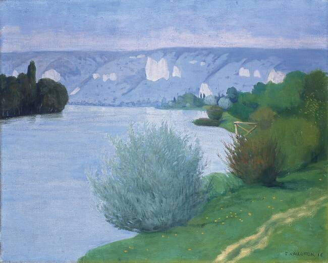 The Seine near Les Andelys Félix Vallotton