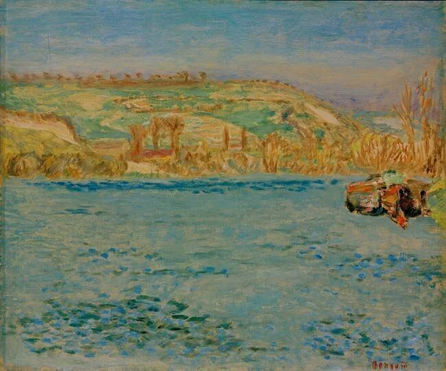 The Seine near Vernonnet Pierre Bonnard
