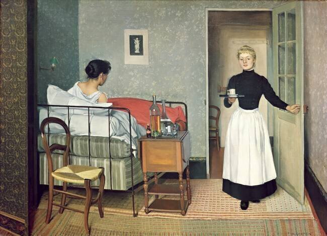 The Sick Girl Félix Vallotton