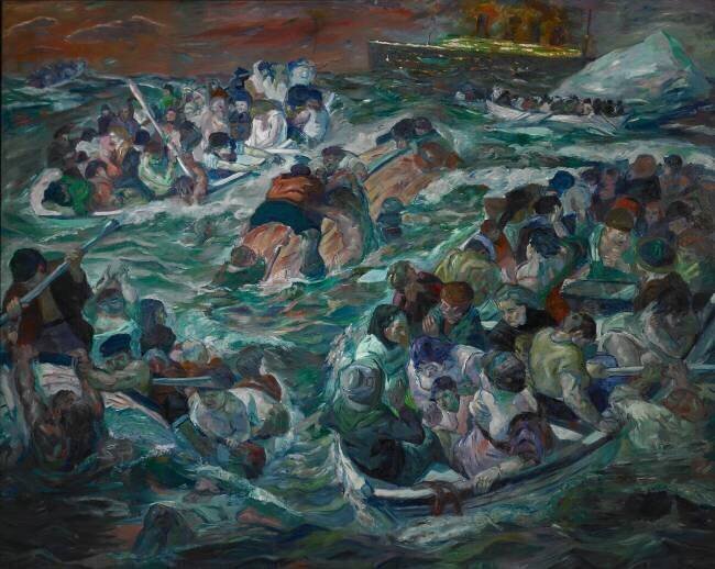 The Sinking of the Titanic Max Beckmann
