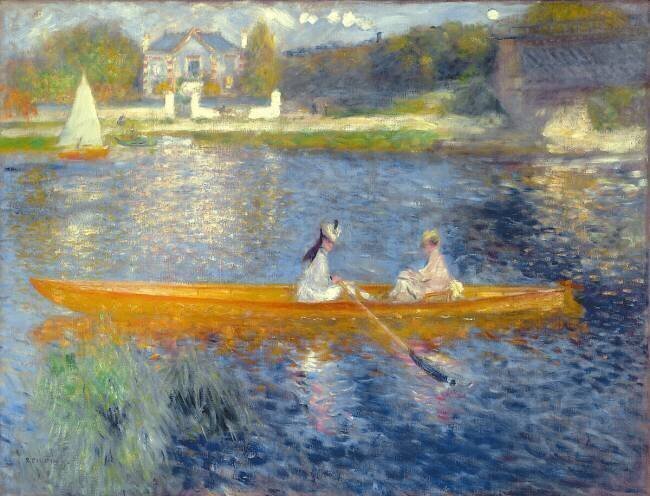 The Skiff Auguste Renoir