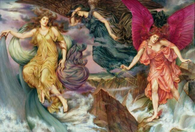 The Storm Spirits Evelyn de Morgan