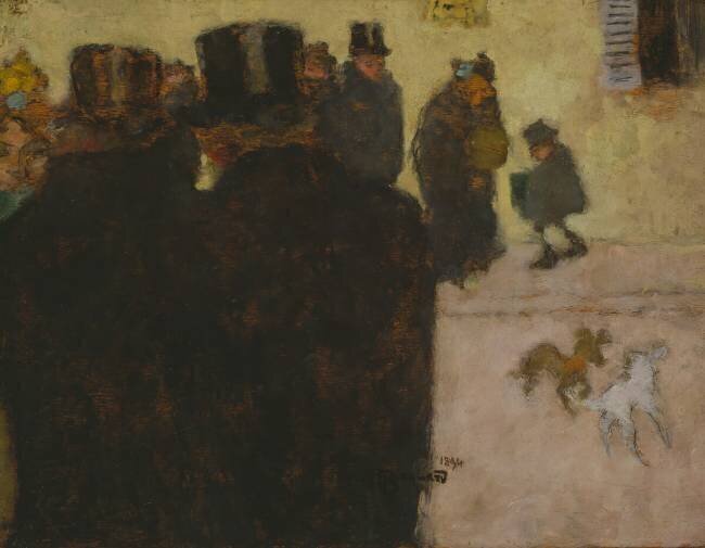The Street in Winter Pierre Bonnard