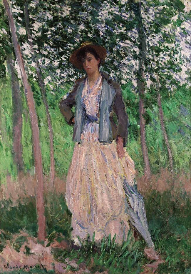 The Stroller Claude Monet