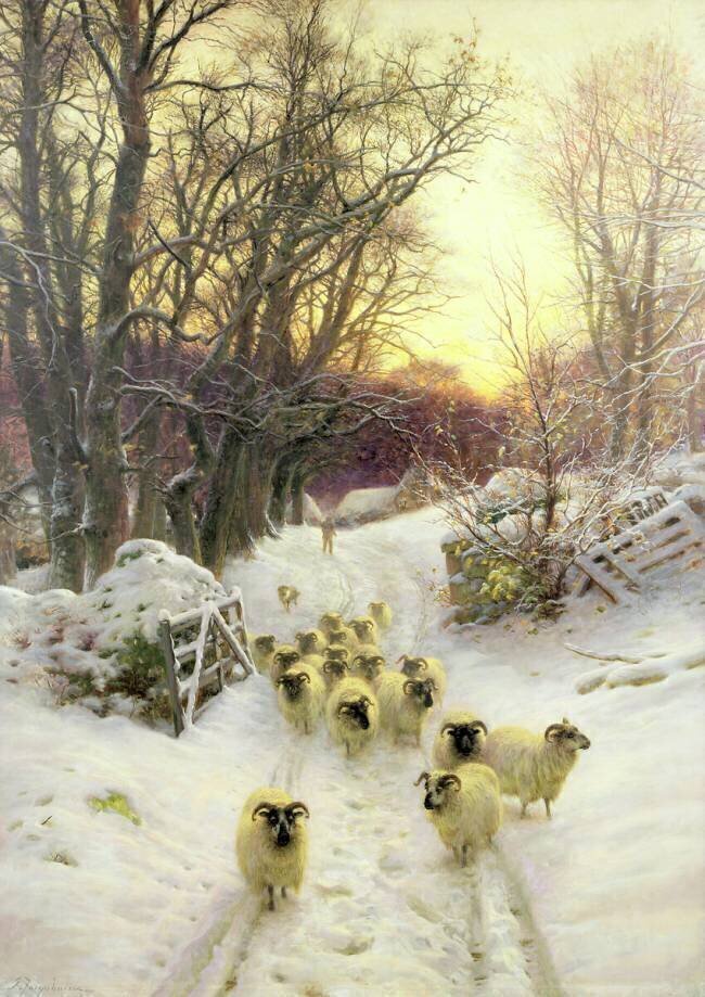 The Sun Had Closed the Winter's Day Joseph Farquharson