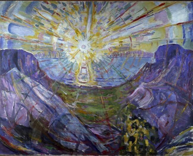 The Sun Painting Edvard Munch