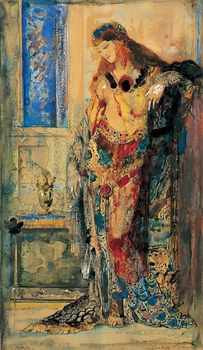The toilet Gustave Moreau