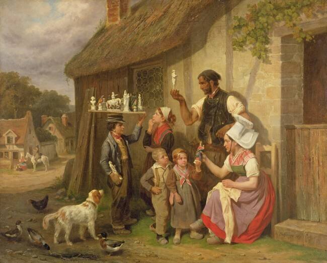 The Travelling Plaster Figure Salesman Joseph-Louis-Hippolyte Bellangé