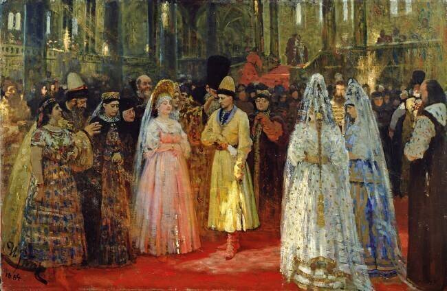 The Tsar choosing a Bride Ilya Répine