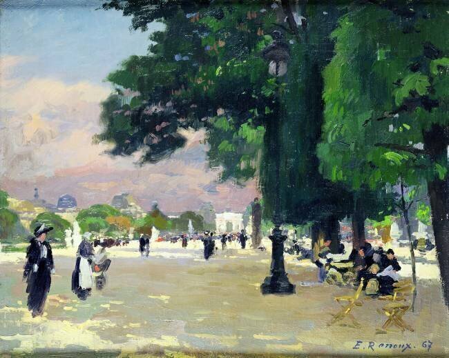 The Tuileries Jules Ernest Renoux